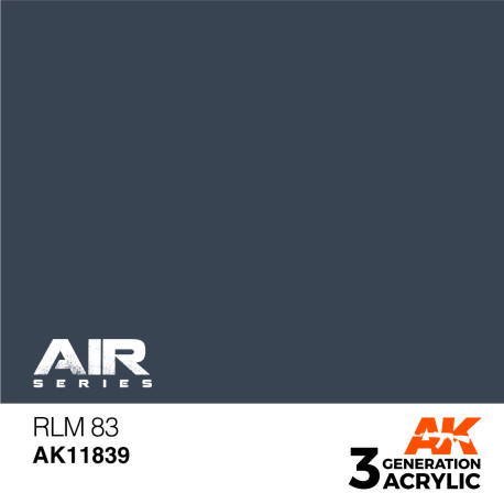 Acrílicos de 3rd,RLM 83 – AIR. Marca Ak-Interactive. Ref: Ak11839.