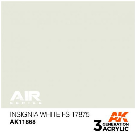 Acrílicos de 3rd,Insignia White FS 17875 – AIR. Marca Ak-Interactive. Ref: Ak11868.