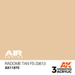Acrílicos de 3rd,Radome Tan FS 33613 – AIR. Marca Ak-Interactive. Ref: Ak11870.