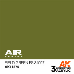 Acrílicos de 3rd,Acrílicos de 3rd,Field Green FS 34097 – AIR. Marca Ak-Interactive. Ref: Ak11875.