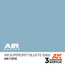 Acrílicos de 3rd,Air Superiority Blue FS 35450 – AIR. Marca Ak-Interactive. Ref: Ak11879.