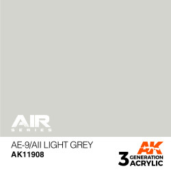 Acrílicos de 3rd,AE-9/AII Light Grey – AIR. Marca Ak-Interactive. Ref: Ak11908.