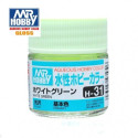 Mr.HOBBY AQUEOUS COLOR, BLANCO VERDOSO. Bote 10 ml. Marca MR.Hobby. Ref: H31.