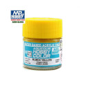 Mr.HOBBY AQUEOUS COLOR , AMARILLO SATINADO RLM04 . Bote 10 ml. Marca MR.Hobby. Ref: H413.