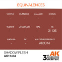 Acrílicos de 3rd, SHADOW FLESH – FIGURE .Marca Ak-Interactive. Ref: Ak11404.