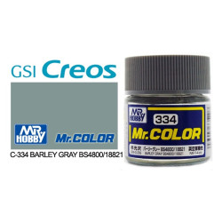 Lacquer paint Barley Gray BS4800/18B21. Bote 10 ml. Marca MR.Hobby. Ref: C334.