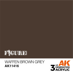 Acrílicos de 3rd,WAFFEN BROWN GREY – FIGURES .Marca Ak-Interactive.  Ref: Ak11416.