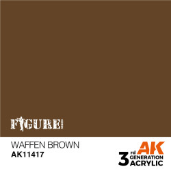 Acrílicos de 3rd,WAFFEN BROWN – FIGURES .Marca Ak-Interactive.  Ref: Ak11417.