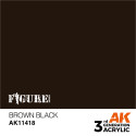 Acrílicos de 3rd,BROWN BLACK – FIGURES .Marca Ak-Interactive. Ref: Ak11418.