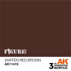 Acrílicos de 3rd, WAFFEN RED BROWN – FIGURES .Marca Ak-Interactive.  Ref: Ak11418.