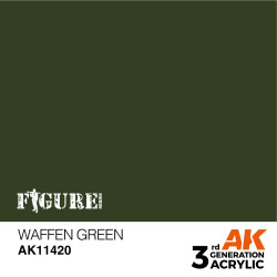 Acrílicos de 3rd, WAFFEN GREEN – FIGURES .Marca Ak-Interactive.  Ref: Ak11420.