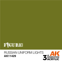 Acrílicos de 3r, RUSSIAN UNIFORM LIGHTS – FIGURES.Marca Ak-Interactive. Ref: Ak11429.