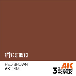 Acrílicos de 3r, RED BROWN – FIGURES.Marca Ak-Interactive. Ref: Ak11434.