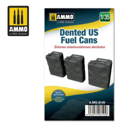 Dented US Fuel Cans, escala 1/35. Marca Mig. Ref: AMIG8145.