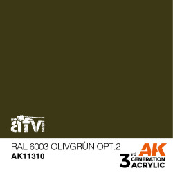 AK INTERACTIVE 3 rd. RAL 6003 OLIVGRÜN OPT.2 – AFV. Marca AK Interactive. Ref: AK11310.