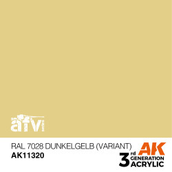 AK INTERACTIVE 3 rd. RAL 7028 DUNKELGELB (VARIANT) – AFV. Marca AK Interactive. Ref: AK11320.