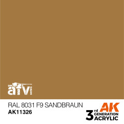 AK INTERACTIVE 3 rd. RAL 8031 F9 SANDBRAUN – AFV. Marca AK Interactive. Ref: AK11326.