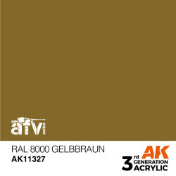 AK INTERACTIVE 3 rd. RAL 8000 GELBBRAUN – AFV. Marca AK Interactive. Ref: AK11327.