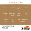 AK INTERACTIVE 3 rd. RAL 8020 BRAUN – AFV. Marca AK Interactive. Ref: AK11331.