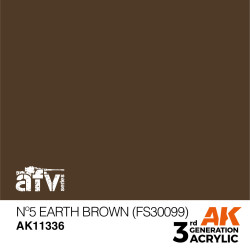 AK INTERACTIVE 3 rd. N 5 EARTH BROWN (FS30099) – AFV. Marca AK Interactive. Ref: AK11336.
