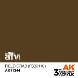 AK INTERACTIVE 3 rd. FIELD DRAB (FS30118) – AFV. Marca AK Interactive. Ref: AK11344.