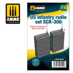 Radio de Infantería EEUU SCR-300, escala 1/35. Marca Mig. Ref: AMIG8919.