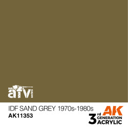 AK INTERACTIVE 3 rd. IDF SAND GREY 1970S-1980S – AFV. Marca AK Interactive. Ref: AK11353.