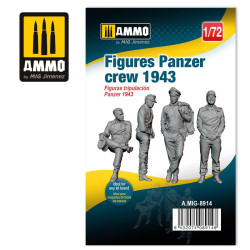 Figuras Panzer crew 1943. 1:72. Marca Mig. Ref: AMIG8914.