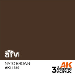 AK INTERACTIVE 3 rd. NATO BROWN – AFV. Marca AK Interactive. Ref: AK11359.