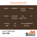 AK INTERACTIVE 3 rd. NATO BROWN – AFV. Marca AK Interactive. Ref: AK11359.