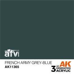 AK INTERACTIVE 3 rd. FRENCH ARMY GREY-BLUE – AFV. Marca AK Interactive. Ref: AK11365.