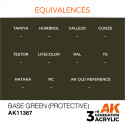 AK INTERACTIVE 3 rd. BASE GREEN (PROTECTIVE) – AFV. Marca AK Interactive. Ref: AK11367.