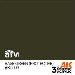AK INTERACTIVE 3 rd. BASE GREEN (PROTECTIVE) – AFV. Marca AK Interactive. Ref: AK11367.