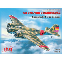 Bombardero SB 2M-100 " KATIUSHKA" , español. Escala 1:72. Marca ICM. Ref: 72161.