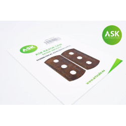 ASK holder- extra smooth symmetric 43/43 teeth 2 pc.. Marca ASK. Ref: 200-T0010.