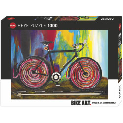 Momentum, Bike Art. Puzzle horizontal, 1000 pz. Marca Heye. Ref: 29950.