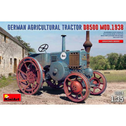 Germ. Agricultural Tractor D8500 Mod. 1938. Escala 1:35. Marca Miniart. Ref: 38024.