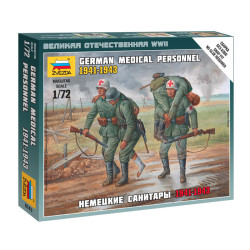 German Megical Personnel 1941-43. Escala 1:72.  Marca Zvezda. Ref: 6143.
