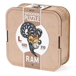 Puzzle “RAM” L, madera contrachapada. Marca Ewa. Ref: 0222.