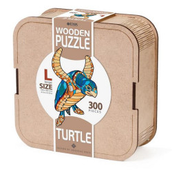 Puzzle “TURTLE” L, madera contrachapada. Marca Ewa. Ref: 0223.