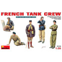 MiniArt Figuras French Tank Crew. Escala 1:35. Marca Miniart. Ref: 35105.