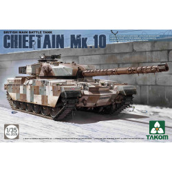 Tanque británico Main Battle Chieftain Mk.10. Escala 1:35. Marca Takom. Ref: 2028.