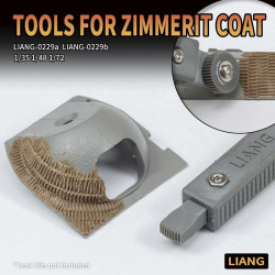 Tools for Zimmerit Coat -Basic (1/35 1/48 1/72). Marca Liang. Ref: LIANG-0229A.