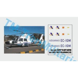 Eurocopter AS365N3 "EC-IGM", Dauphin. Agencia tributaria aduanas. Escala 1:72. Marca Trenmilitaria. Ref: 000_7560.