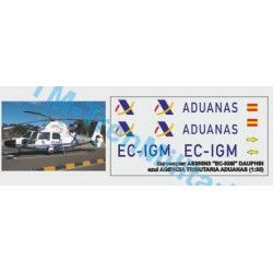 Eurocopter AS365N3 "EC-IGM", Dauphin. Agencia tributaria aduanas. Escala 1:48. Marca Trenmilitaria. Ref: 000_4935.
