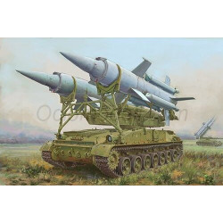 Soviet 2K11A TEK w/9M8M Missile "Krug-a" (SA-4 Ganet). Escala 1:72. Marca Trumpeter. Ref: 07178.