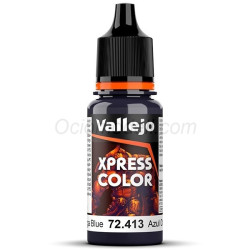 Acrilico Game Xpress Color, Azul Omega. NEW. Bote 17 ml. Marca Vallejo. Ref: 72.413, 72413.