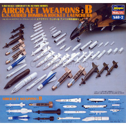 AIRCRAFT WEAPONS D : U.S. SMART BOMBS & TARGET PODS. Escala 1:48. Marca Hasegawa. Ref: 36008.