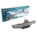 German Submarine TYPE VII C/41 Atlantic Version. Escala: 1:144. Marca: Revell. Ref: 05100.