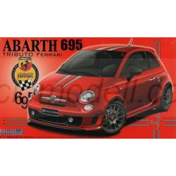 Fiat 500 Abarth. Escala 1:24. Marca Fujimi. Ref: 123721.